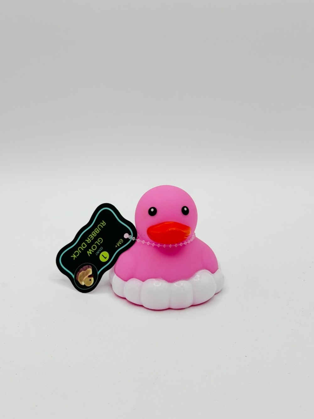 2026 Target Bullseye Pink Cloud Glow in the Dark Rubber Duck